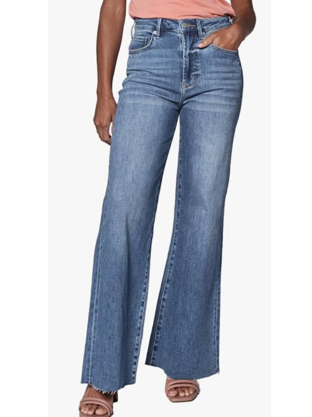 Dear John Fiona High Rise Wide Leg Jeans (size 8)
